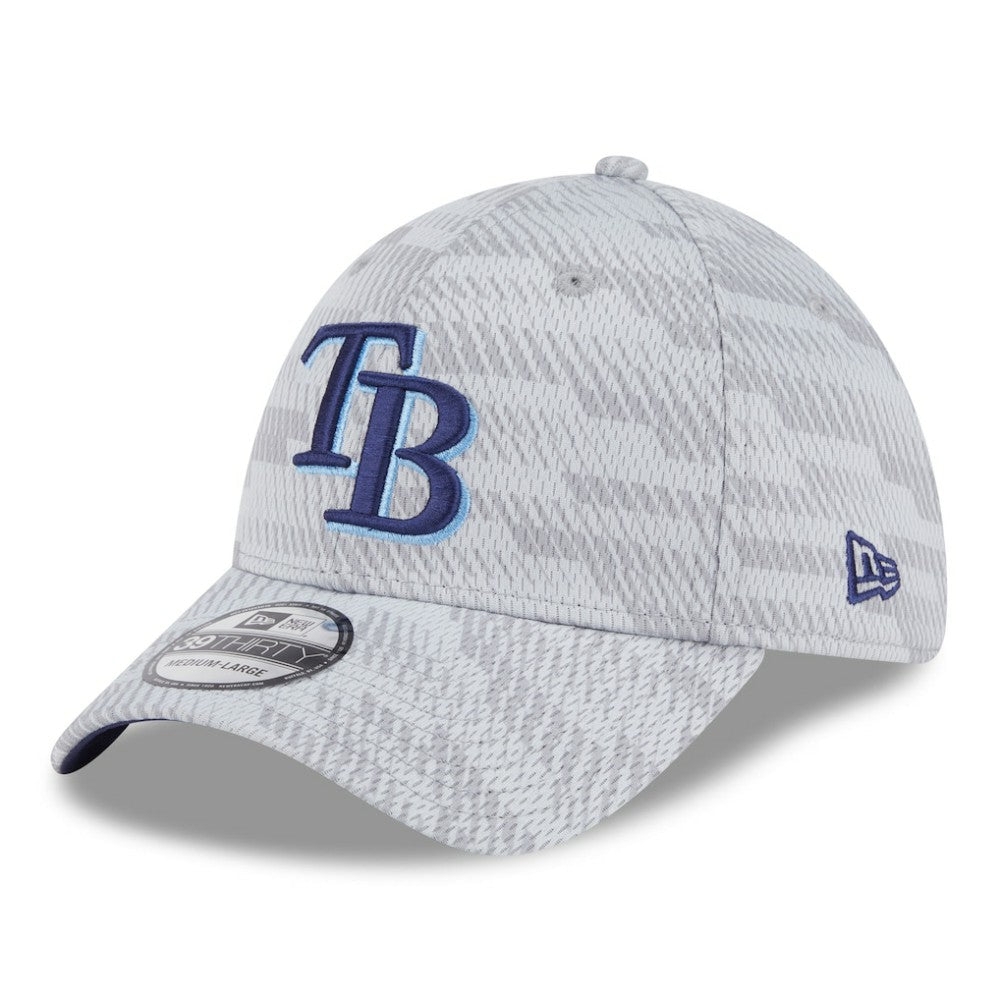 Tampa Bay Rays New Era 2025 MLB Clubhouse 39THIRTY Flex Hat - Gray - New Era Sale