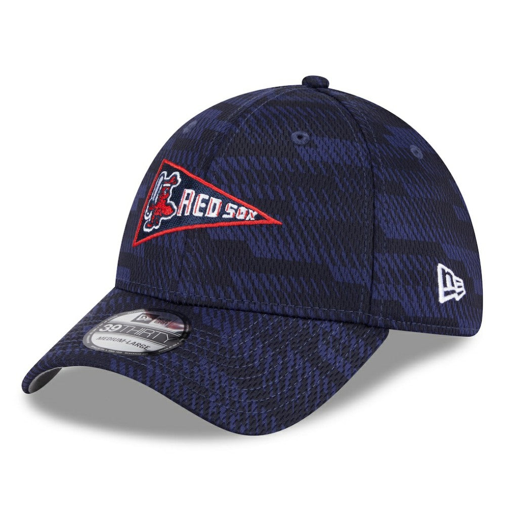Boston Red Sox New Era 2025 MLB Clubhouse 39THIRTY Flex Hat - Navy - New Era Online