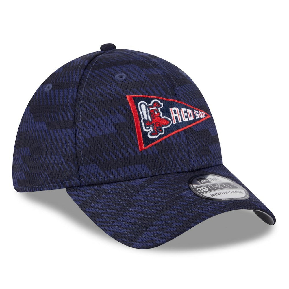 Boston Red Sox New Era 2025 MLB Clubhouse 39THIRTY Flex Hat - Navy - New Era Online
