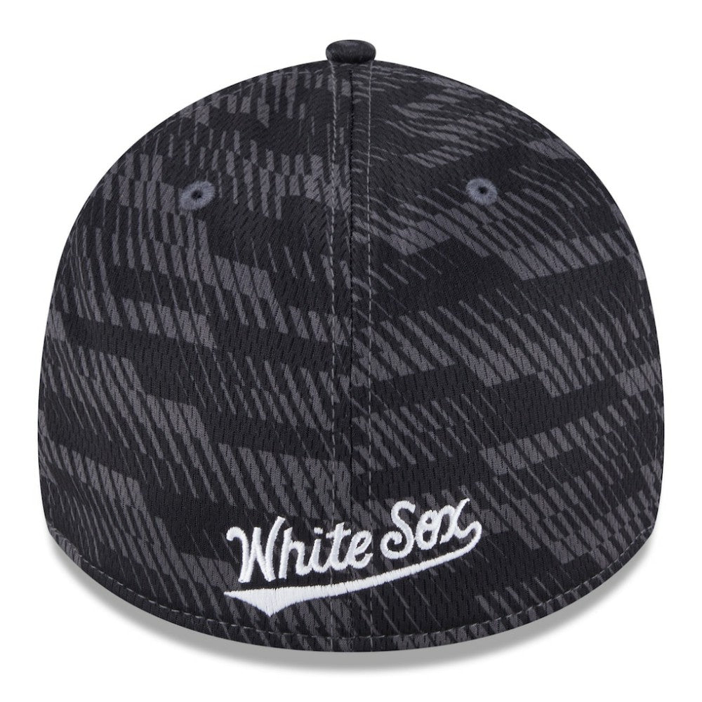 Chicago White Sox New Era 2025 MLB Clubhouse 39THIRTY Flex Hat - Black - New Era Discount