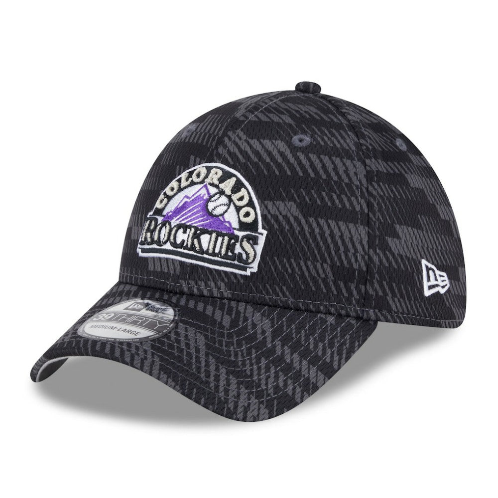 Colorado Rockies New Era 2025 MLB Clubhouse 39THIRTY Flex Hat - Black - New Era Lifestyle