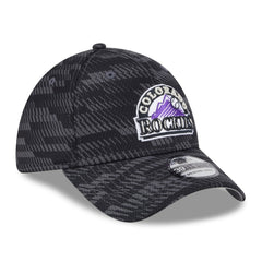 Colorado Rockies New Era 2025 MLB Clubhouse 39THIRTY Flex Hat - Black - New Era Lifestyle