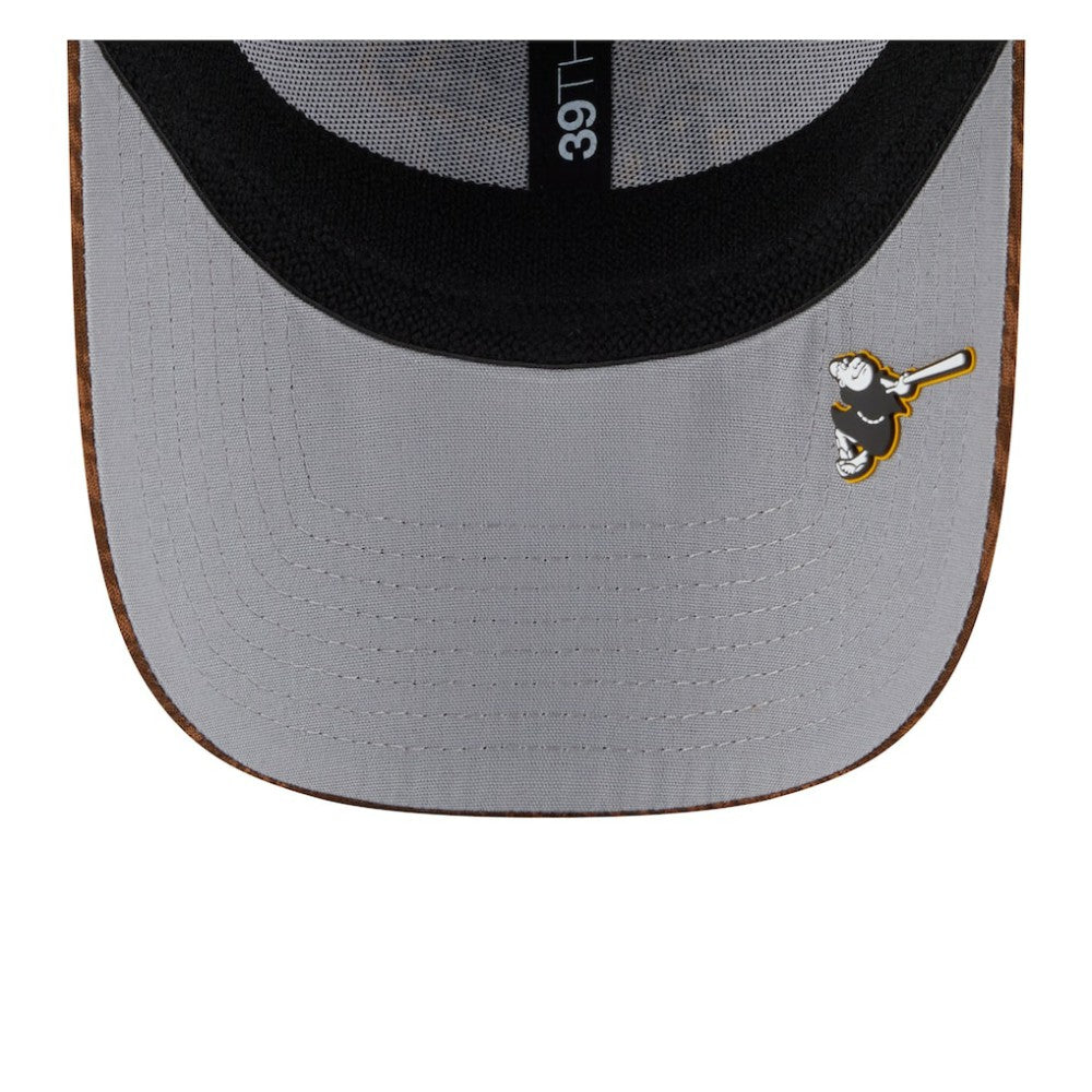 San Diego Padres New Era 2025 MLB Clubhouse 39THIRTY Flex Hat - Brown - New Era on Sale