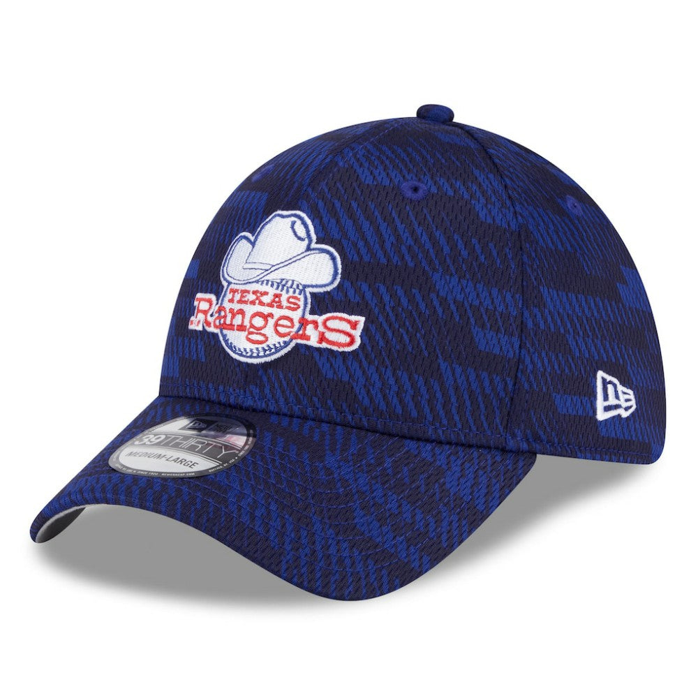 Texas Rangers New Era 2025 MLB Clubhouse 39THIRTY Flex Hat - Royal - New Era Online
