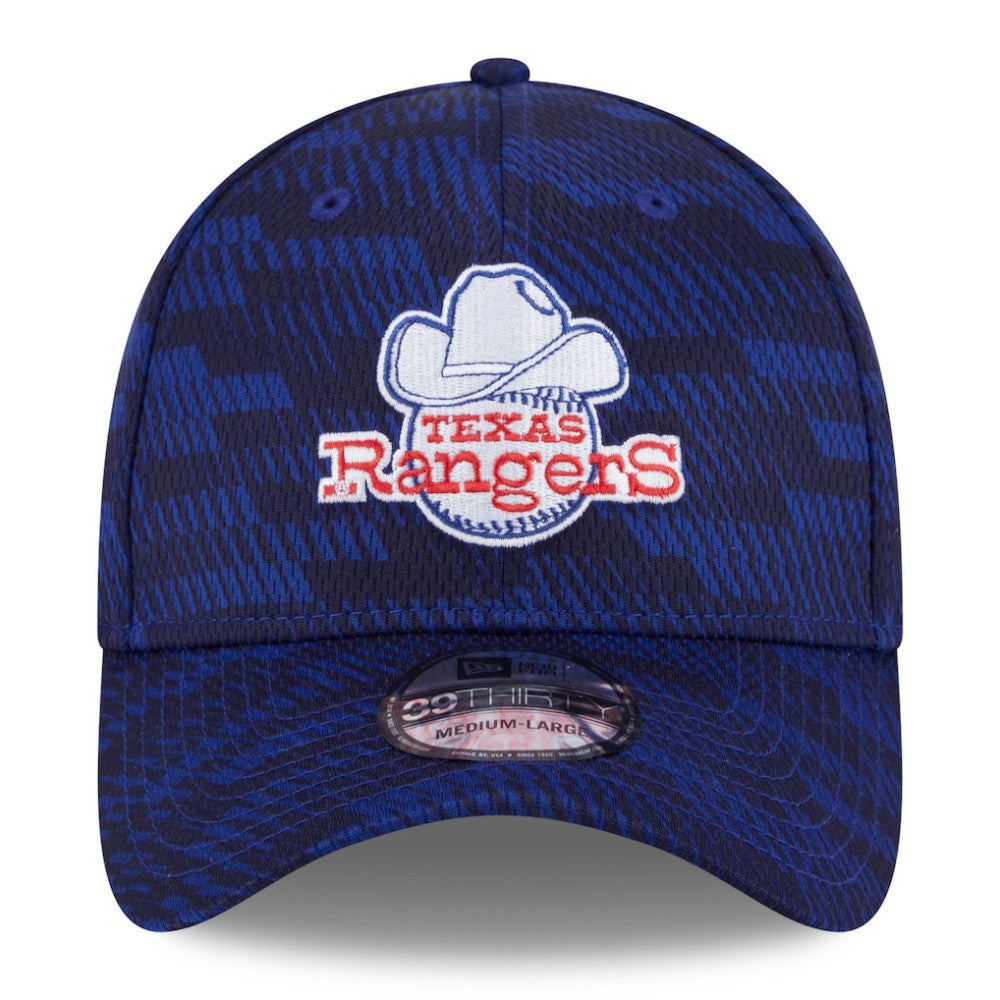 Texas Rangers New Era 2025 MLB Clubhouse 39THIRTY Flex Hat - Royal - New Era Online
