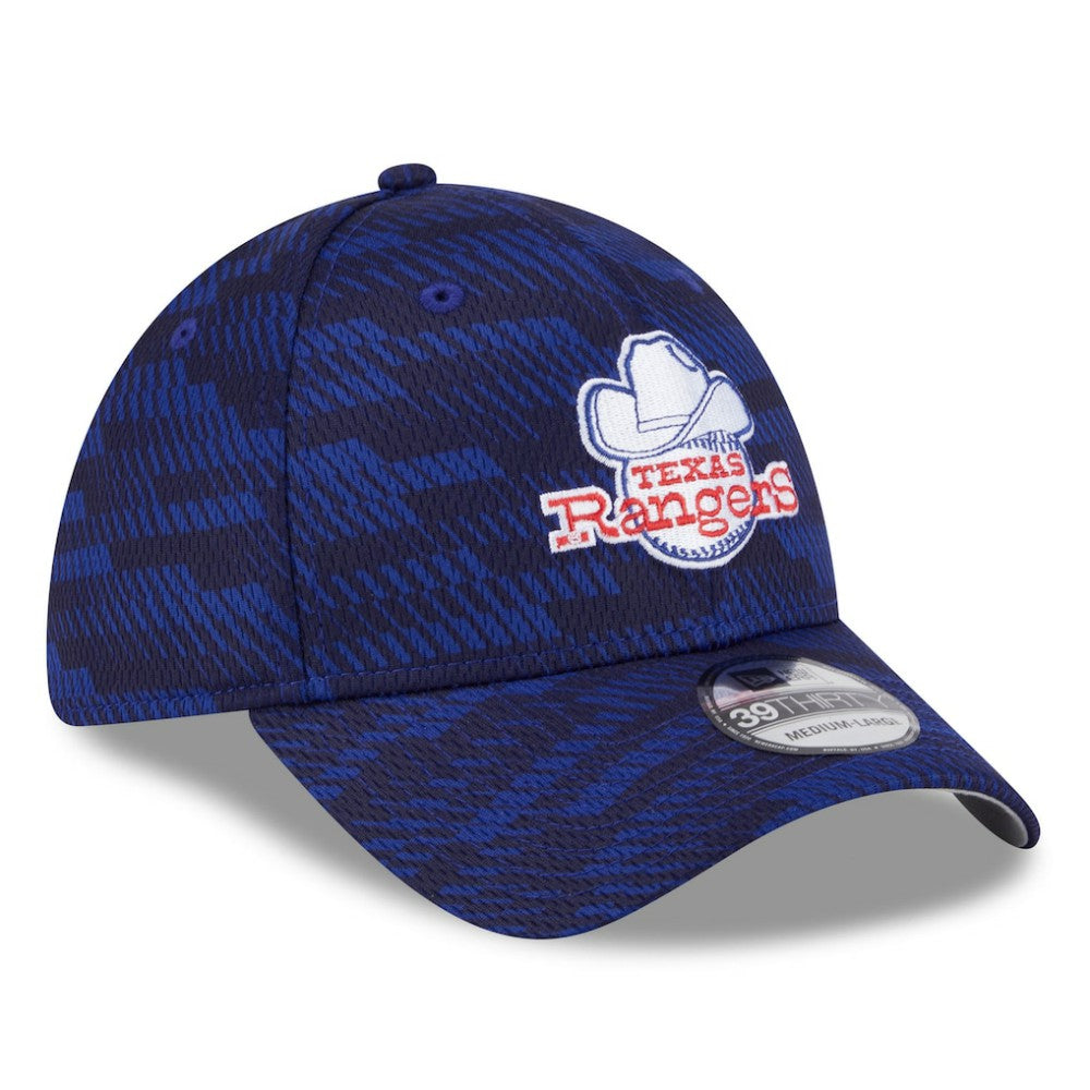 Texas Rangers New Era 2025 MLB Clubhouse 39THIRTY Flex Hat - Royal - New Era Online