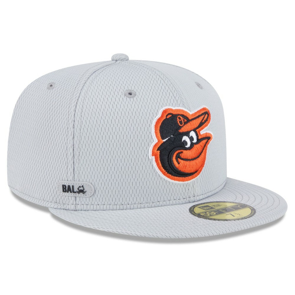 Baltimore Orioles New Era 2025 MLB Clubhouse 59FIFTY Fitted Hat - Gray - New Era Sale