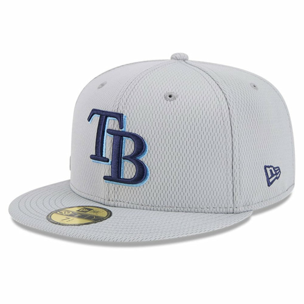 Tampa Bay Rays New Era 2025 MLB Clubhouse 59FIFTY Fitted Hat - Gray - New Era Sale