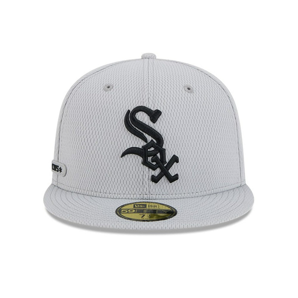 Chicago White Sox New Era 2025 MLB Clubhouse 59FIFTY Fitted Hat - Gray - New Era Discount
