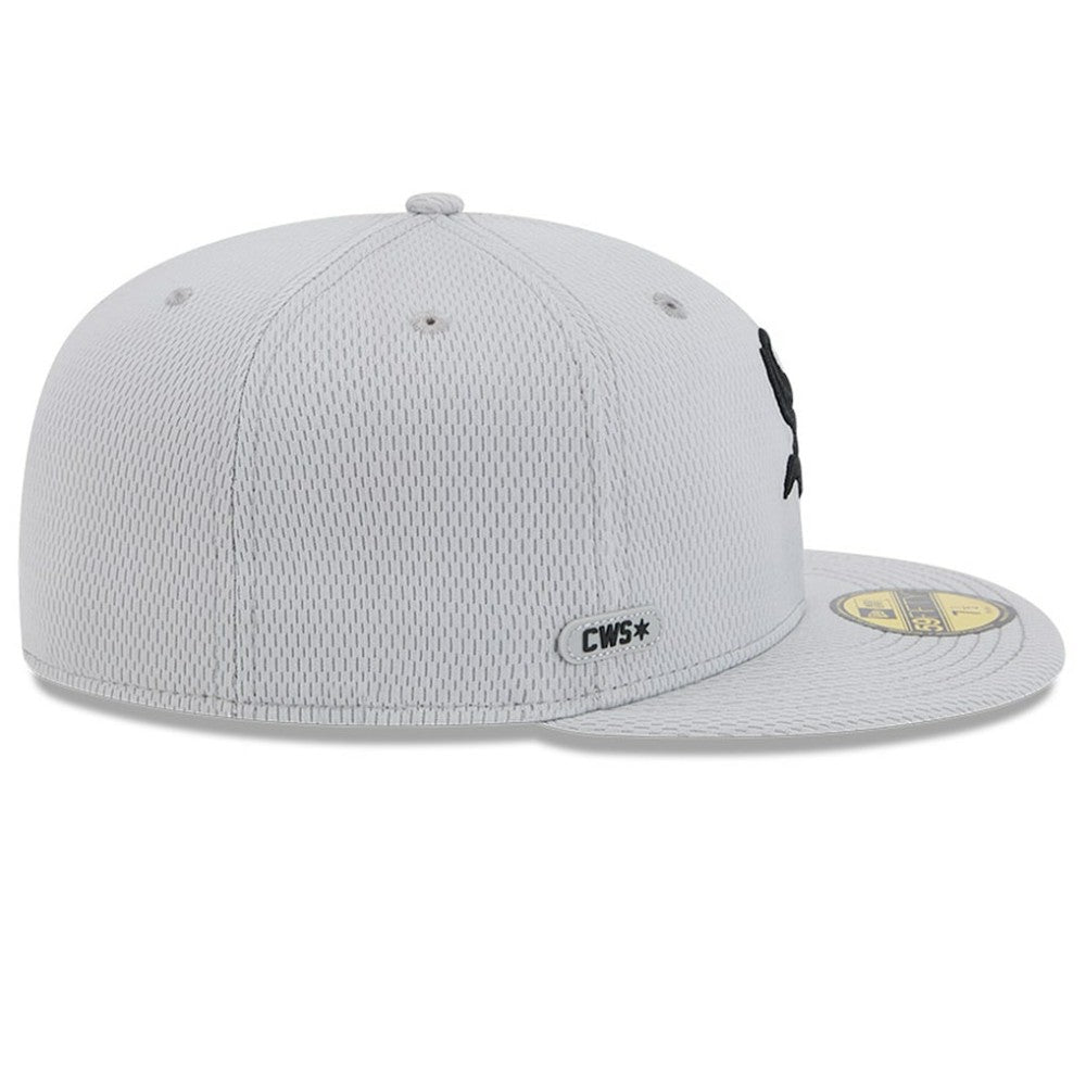 Chicago White Sox New Era 2025 MLB Clubhouse 59FIFTY Fitted Hat - Gray - New Era Discount