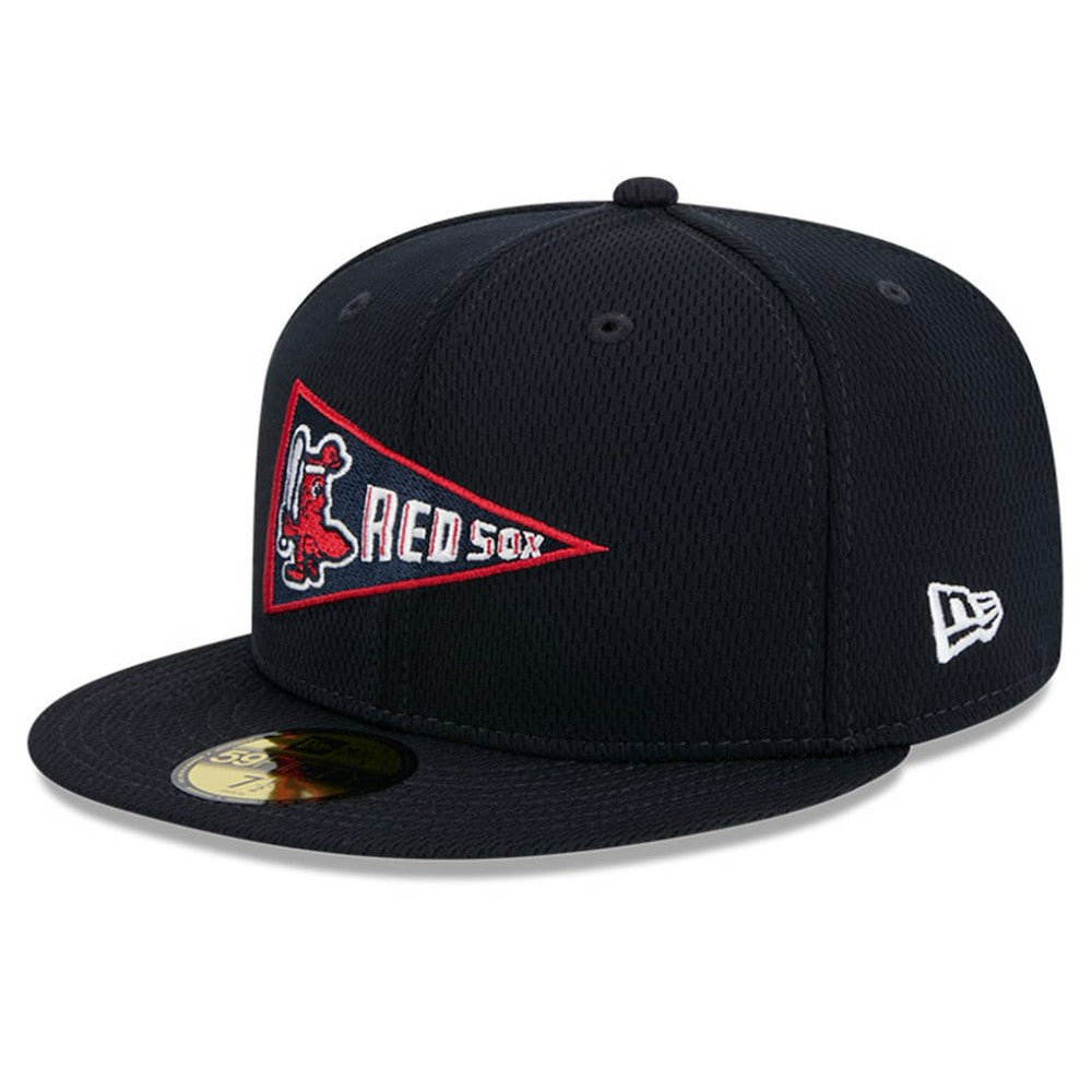 Boston Red Sox New Era 2025 MLB Clubhouse 59FIFTY Fitted Hat - Navy - New Era Discount