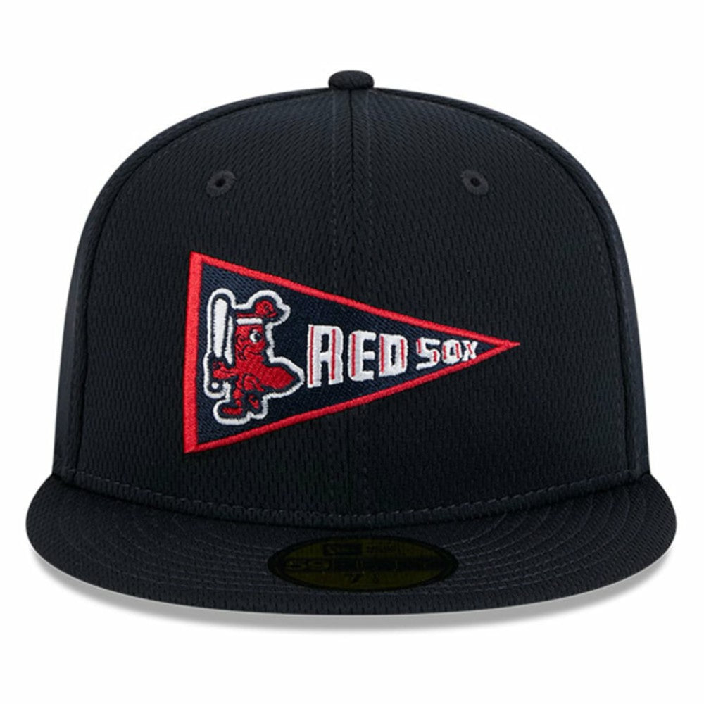 Boston Red Sox New Era 2025 MLB Clubhouse 59FIFTY Fitted Hat - Navy - New Era Discount
