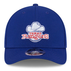 Texas Rangers New Era 2025 MLB Clubhouse 9FORTY M-Crown Adjustable Hat - Royal - New Era Online