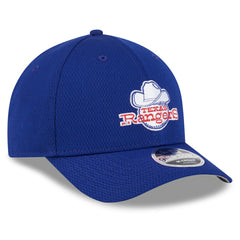 Texas Rangers New Era 2025 MLB Clubhouse 9FORTY M-Crown Adjustable Hat - Royal - New Era Online