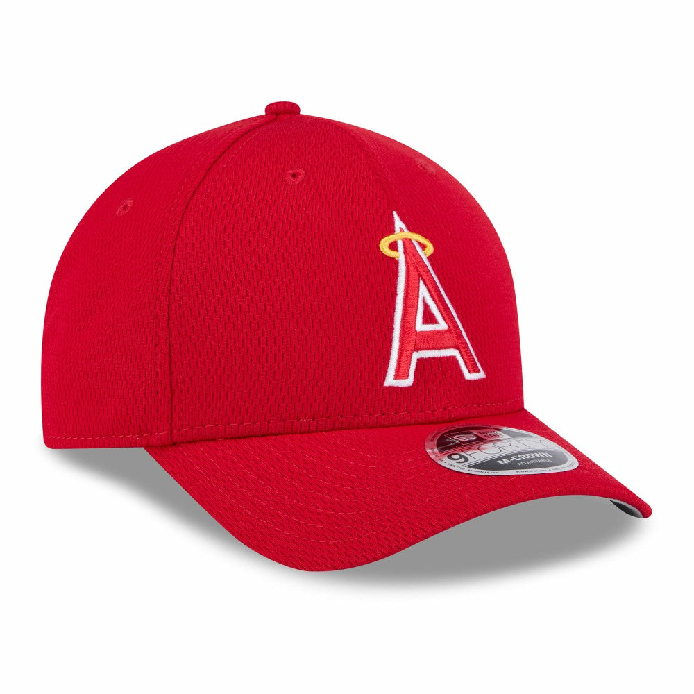 Los Angeles Angels New Era 2025 MLB Clubhouse 9FORTY Adjustable Hat - Red - New Era Sale