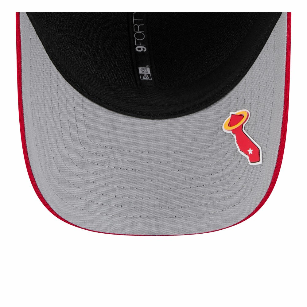 Los Angeles Angels New Era 2025 MLB Clubhouse 9FORTY Adjustable Hat - Red - New Era Sale