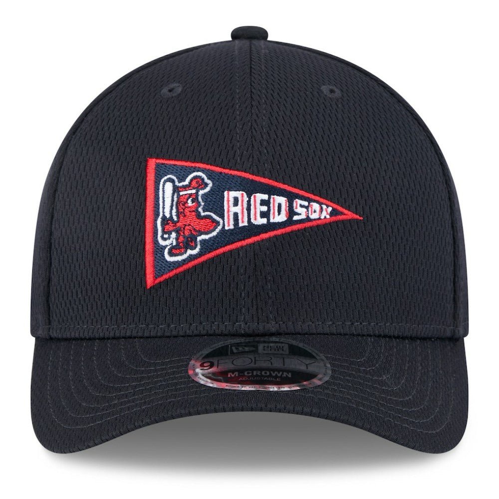 Boston Red Sox New Era 2025 MLB Clubhouse 9FORTY M-Crown Adjustable Hat - Navy - New Era Sale