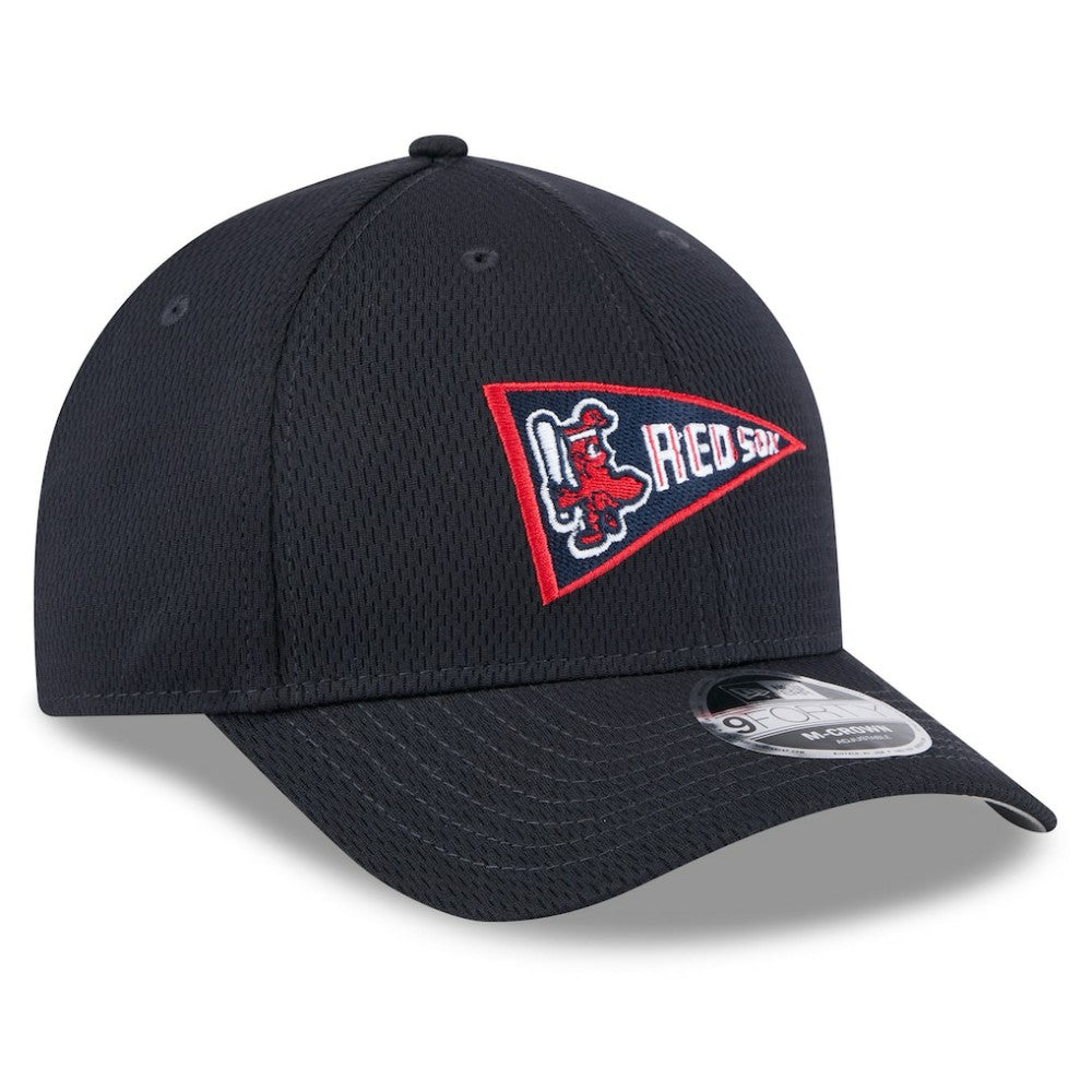 Boston Red Sox New Era 2025 MLB Clubhouse 9FORTY M-Crown Adjustable Hat - Navy - New Era Sale