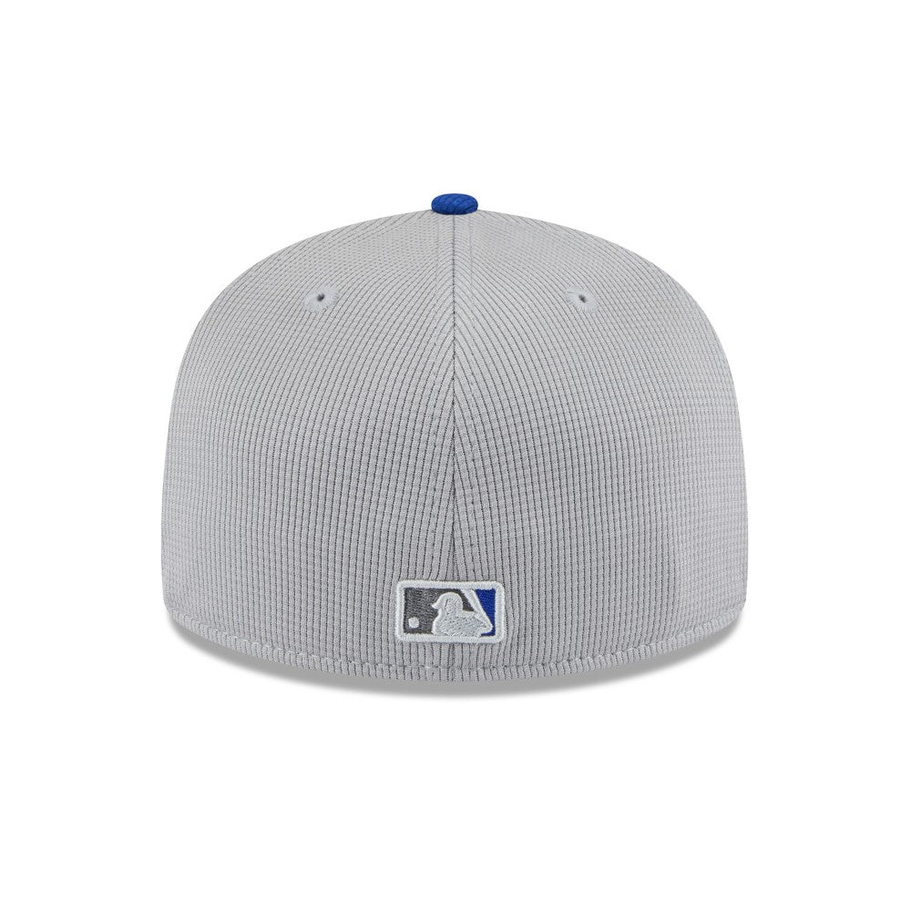 Milwaukee Brewers New Era 2025 Batting Practice 59FIFTY Fitted Hat - Gray/Royal - New Era Discount