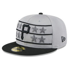 Pittsburgh Pirates New Era 2025 Batting Practice 59FIFTY Fitted Hat - Gray/Black - New Era Sale