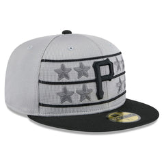 Pittsburgh Pirates New Era 2025 Batting Practice 59FIFTY Fitted Hat - Gray/Black - New Era Sale