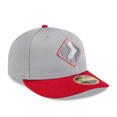 Chicago White Sox New Era 2025 Batting Practice Low Profile 59FIFTY Fitted Hat - Gray/Red - New Era Lifestyle