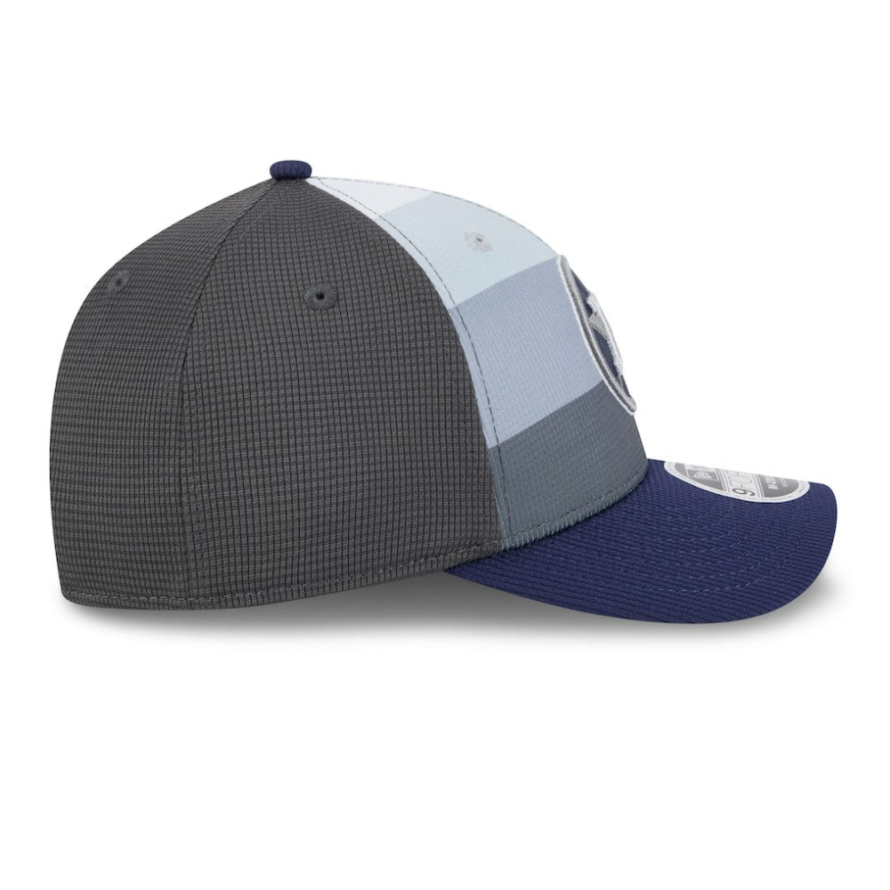 Houston Astros New Era 2025 Batting Practice 9FORTY M-Crown Adjustable Hat - Gray/Navy - New Era Online