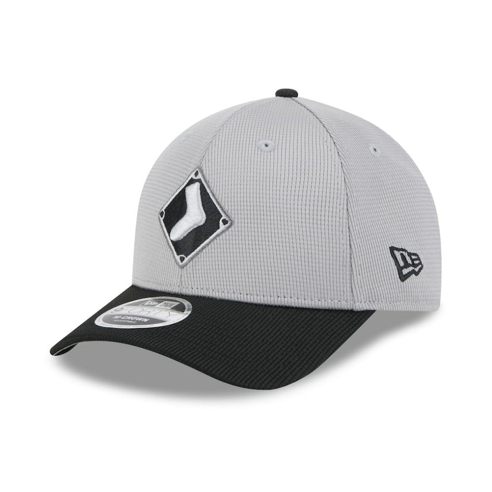 Chicago White Sox New Era 2025 Batting Practice 9FORTY M-Crown Adjustable Hat - Gray/Black - New Era Online