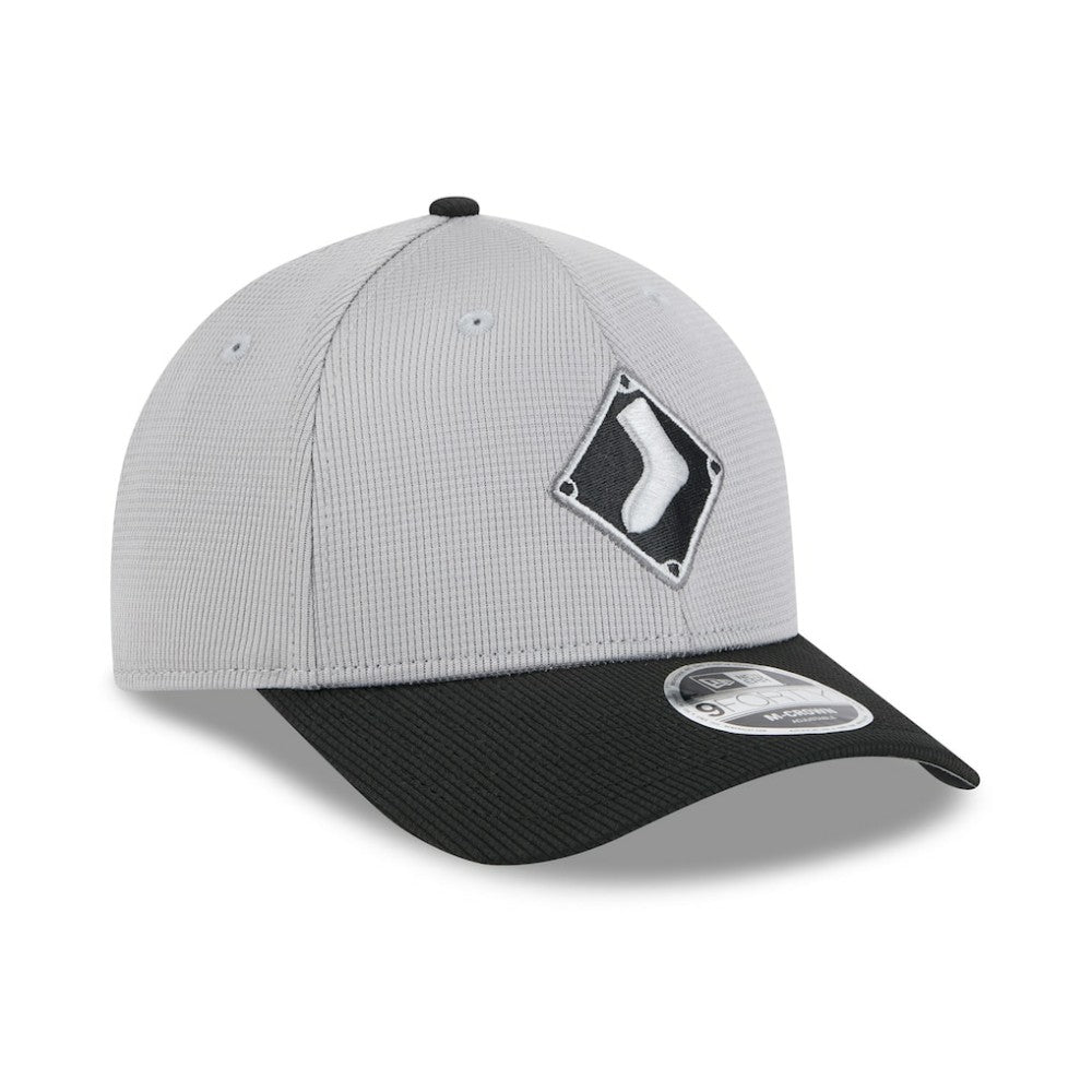Chicago White Sox New Era 2025 Batting Practice 9FORTY M-Crown Adjustable Hat - Gray/Black - New Era Online