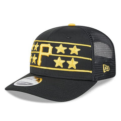 Pittsburgh Pirates New Era 2025 Batting Practice 9SEVENTY Stretch-Snap Trucker Hat - Black - New Era on Sale