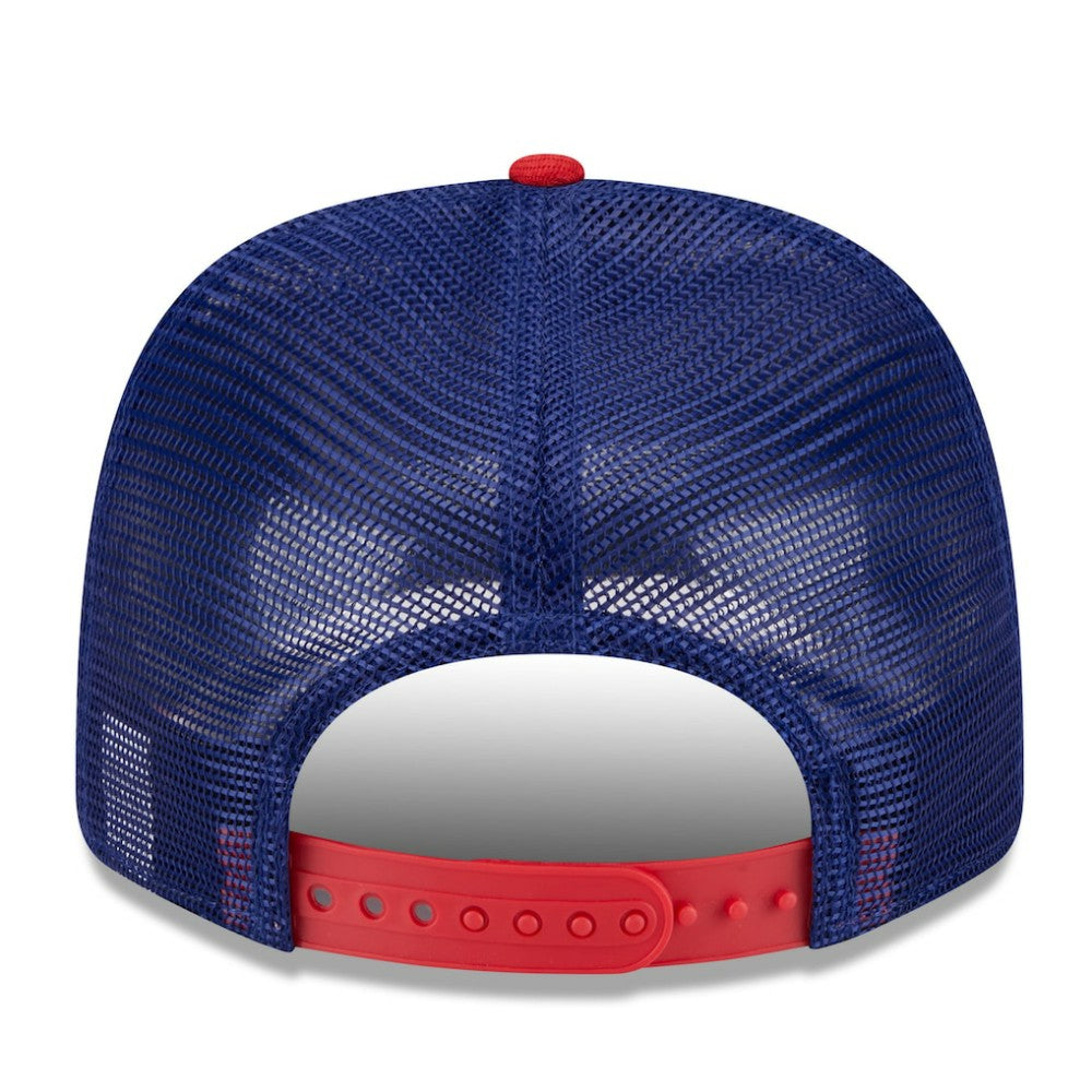 Philadelphia Phillies New Era 2025 Batting Practice 9SEVENTY Stretch-Snap Trucker Hat - Royal/Red - New Era Online