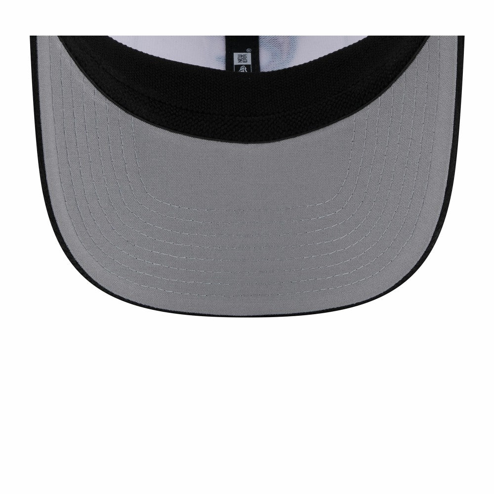 Miami Marlins New Era 2025 Batting Practice 9SEVENTY Stretch-Snap Trucker Hat - White/Black - New Era on Sale