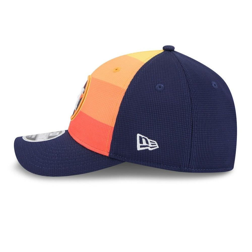 Houston Astros New Era 2025 Batting Practice 9FORTY M-Crown Adjustable Hat - Navy/Orange - New Era Discount