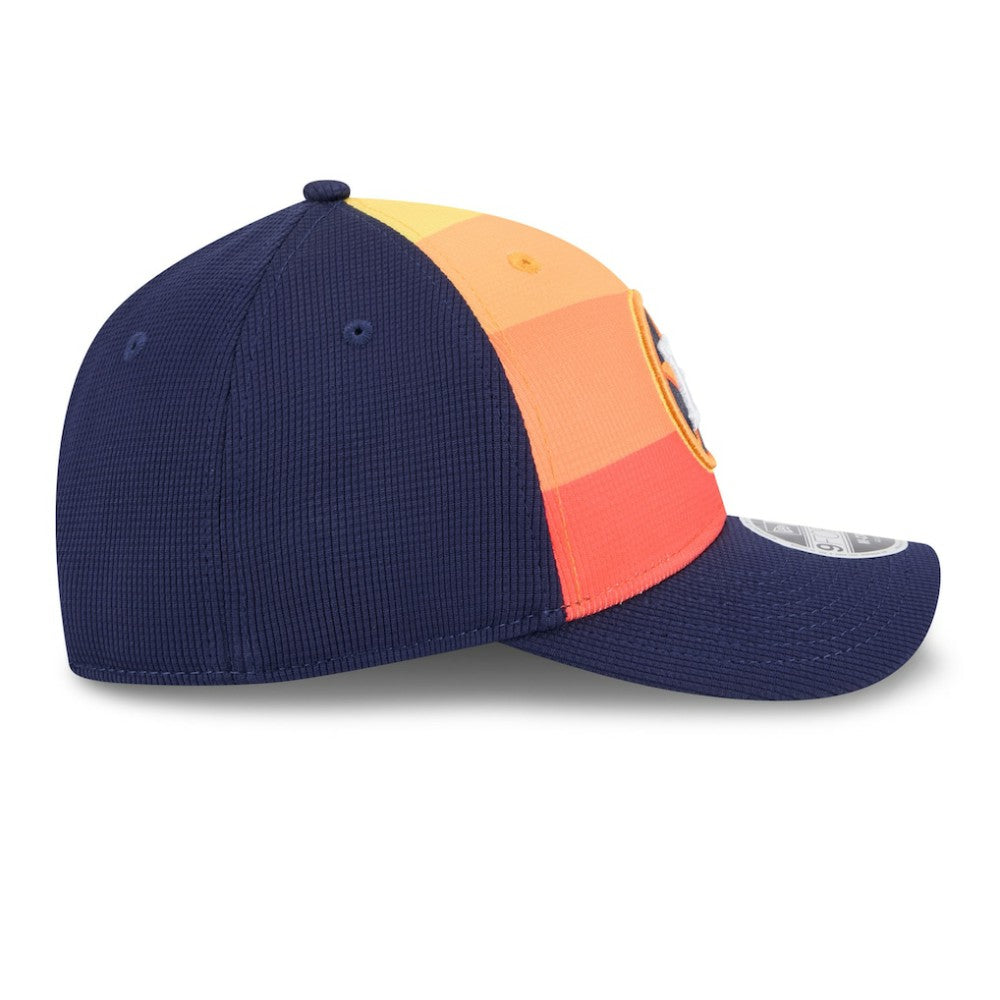 Houston Astros New Era 2025 Batting Practice 9FORTY M-Crown Adjustable Hat - Navy/Orange - New Era Discount