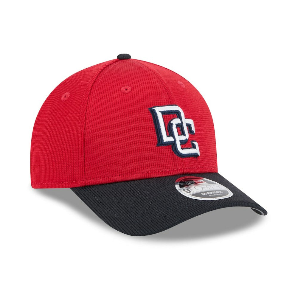 Washington Nationals New Era 2025 Batting Practice 9FORTY M-Crown Adjustable Hat - Red/Black - New Era on Sale