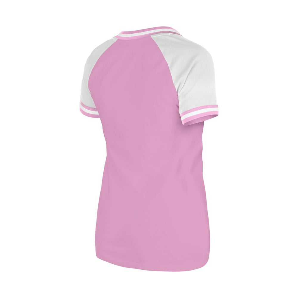 San Francisco 49ers New Era Women's Mommy & Me V-Neck T-Shirt Pink