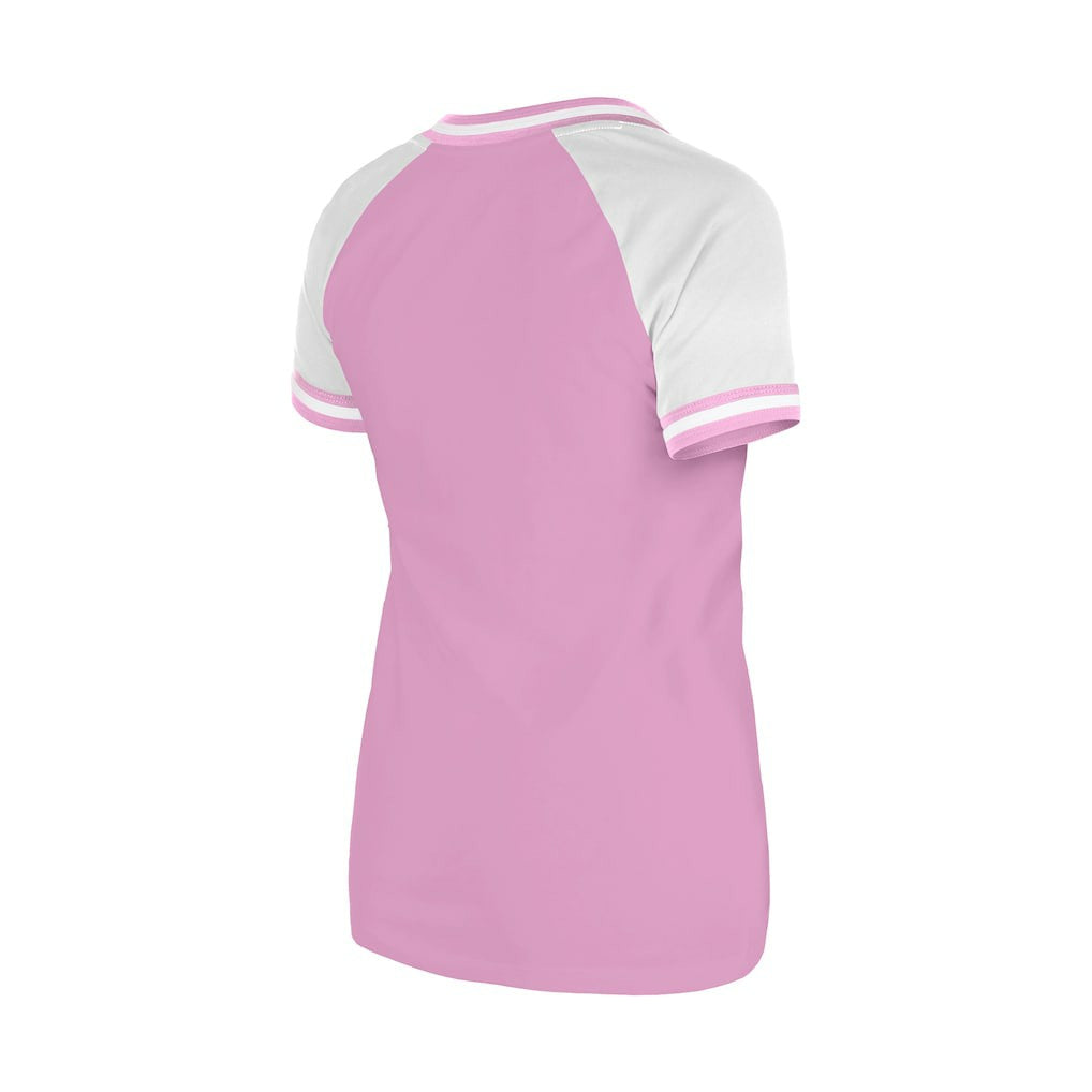 Pittsburgh Steelers New Era Women's Mommy & Me V-Neck T-Shirt Pink