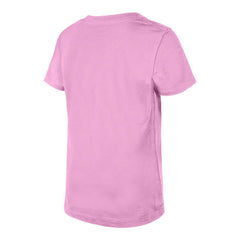 Kansas City Chiefs New Era Girls Youth Flip Sequins V-Neck T-Shirt Pink