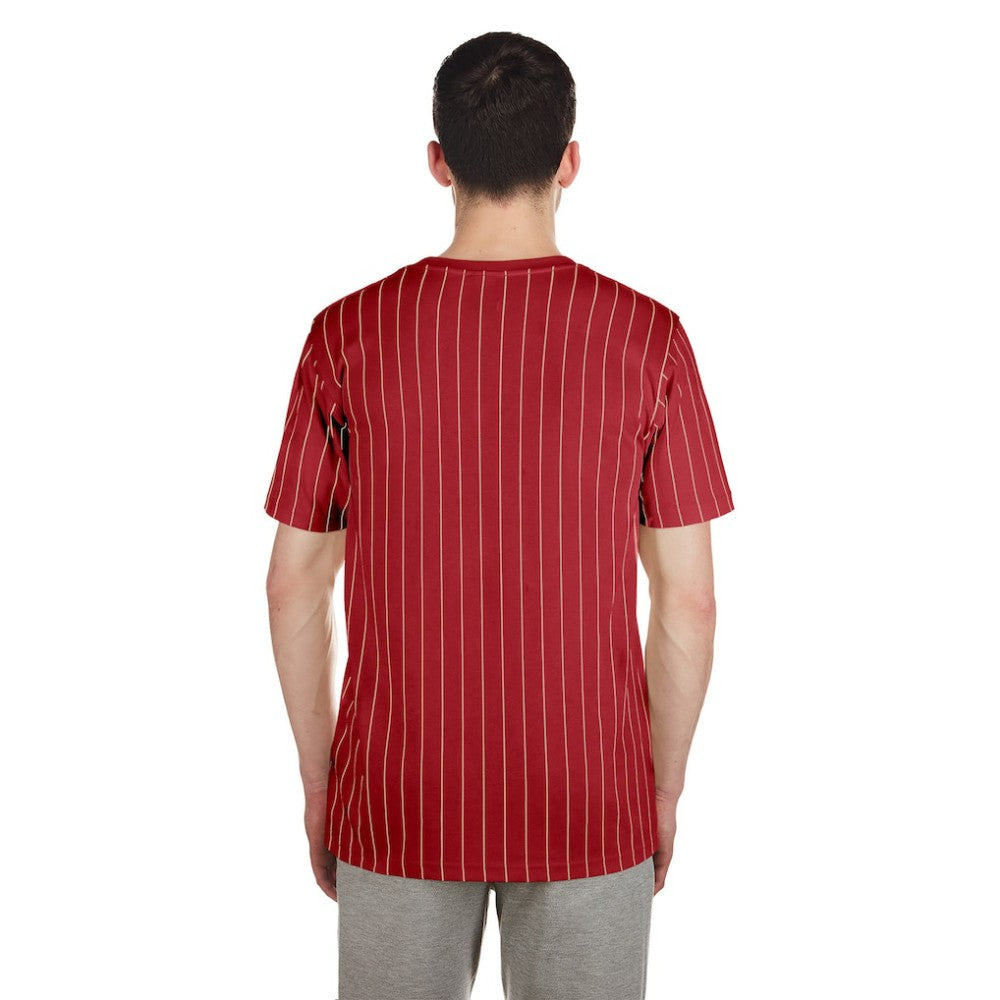 Arizona Diamondbacks New Era Throwback Pinstripe T-Shirt - Red - New Era Sale