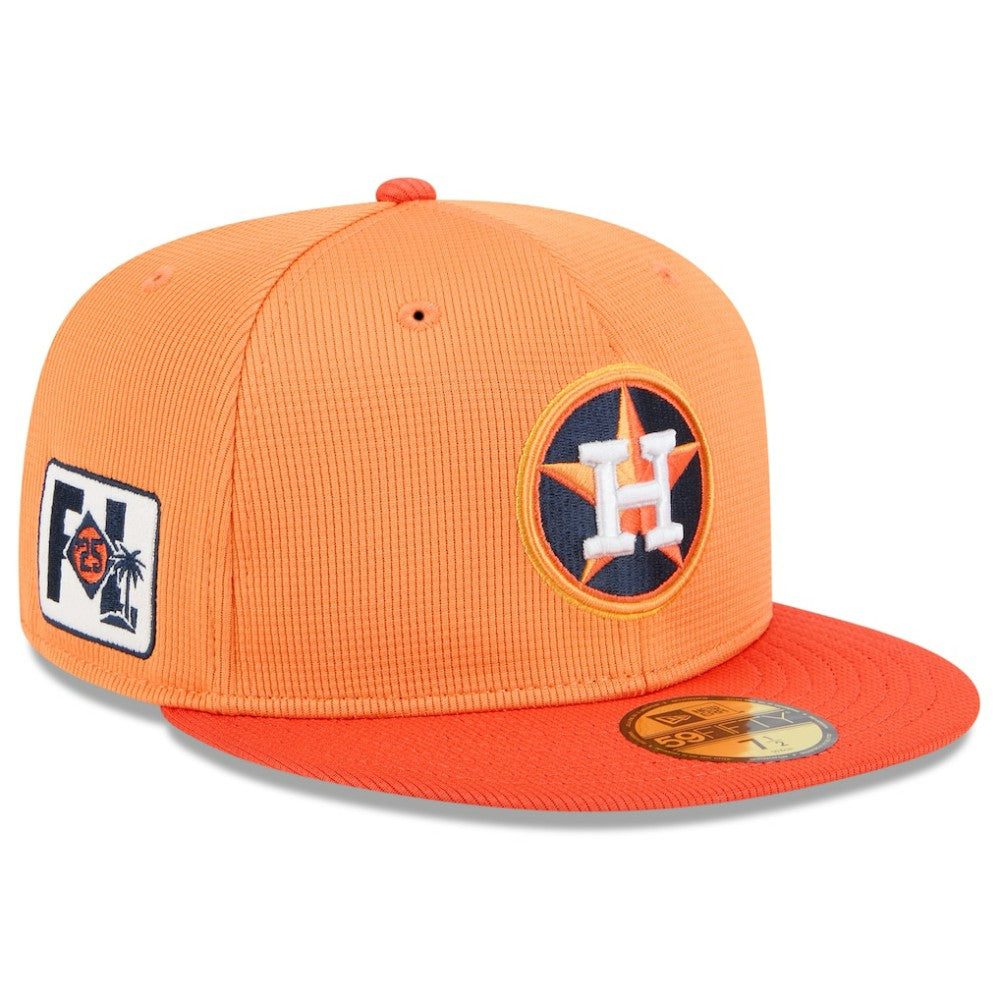 Houston Astros New Era 2025 Spring Training 59FIFTY Fitted Hat - Orange - New Era Lifestyle