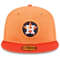 Houston Astros New Era 2025 Spring Training 59FIFTY Fitted Hat - Orange - New Era Lifestyle