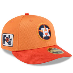 Houston Astros New Era 2025 Spring Training Low Profile 59FIFTY Fitted Hat - Orange - New Era Sale