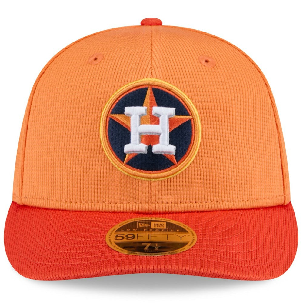 Houston Astros New Era 2025 Spring Training Low Profile 59FIFTY Fitted Hat - Orange - New Era Sale
