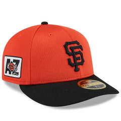 San Francisco Giants New Era 2025 Spring Training Low Profile 59FIFTY Fitted Hat - Orange/Black - New Era on Sale