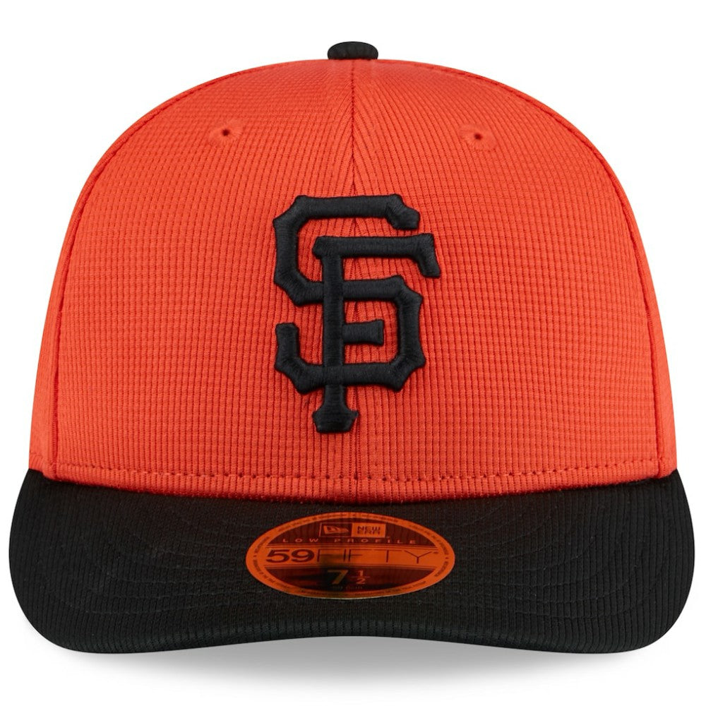 San Francisco Giants New Era 2025 Spring Training Low Profile 59FIFTY Fitted Hat - Orange/Black - New Era on Sale