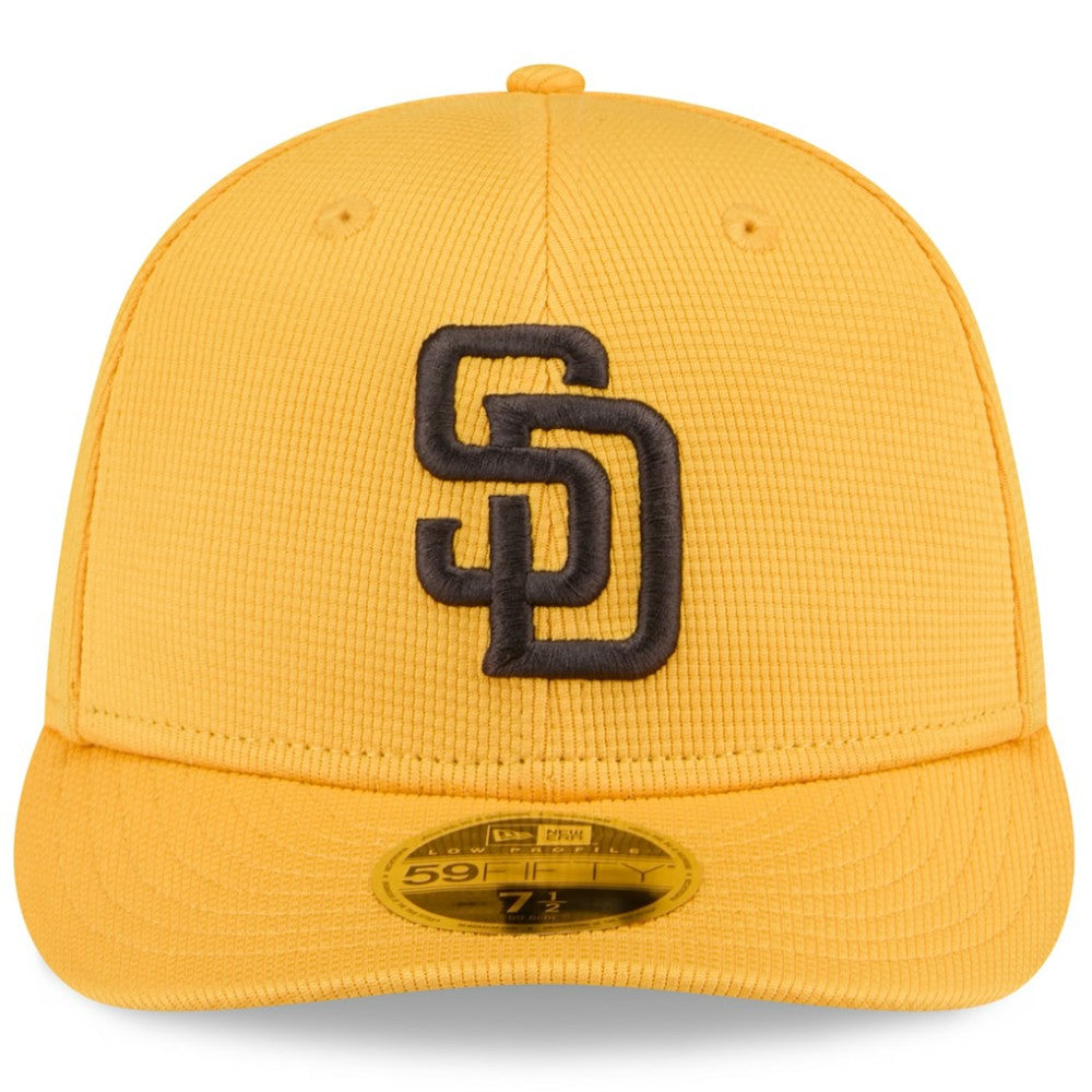 San Diego Padres New Era 2025 Spring Training Low Profile 59FIFTY Fitted Hat - Gold - New Era Lifestyle