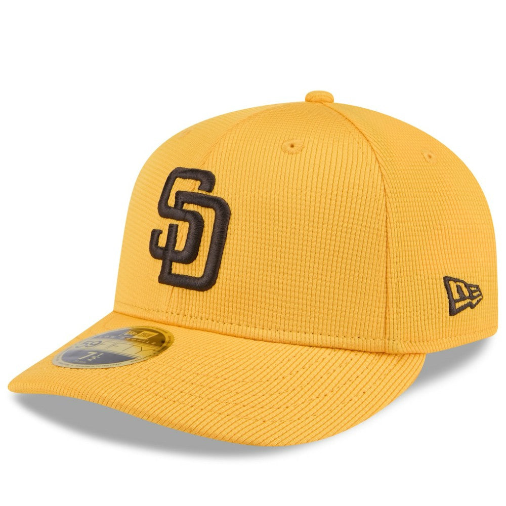 San Diego Padres New Era 2025 Spring Training Low Profile 59FIFTY Fitted Hat - Gold - New Era Lifestyle