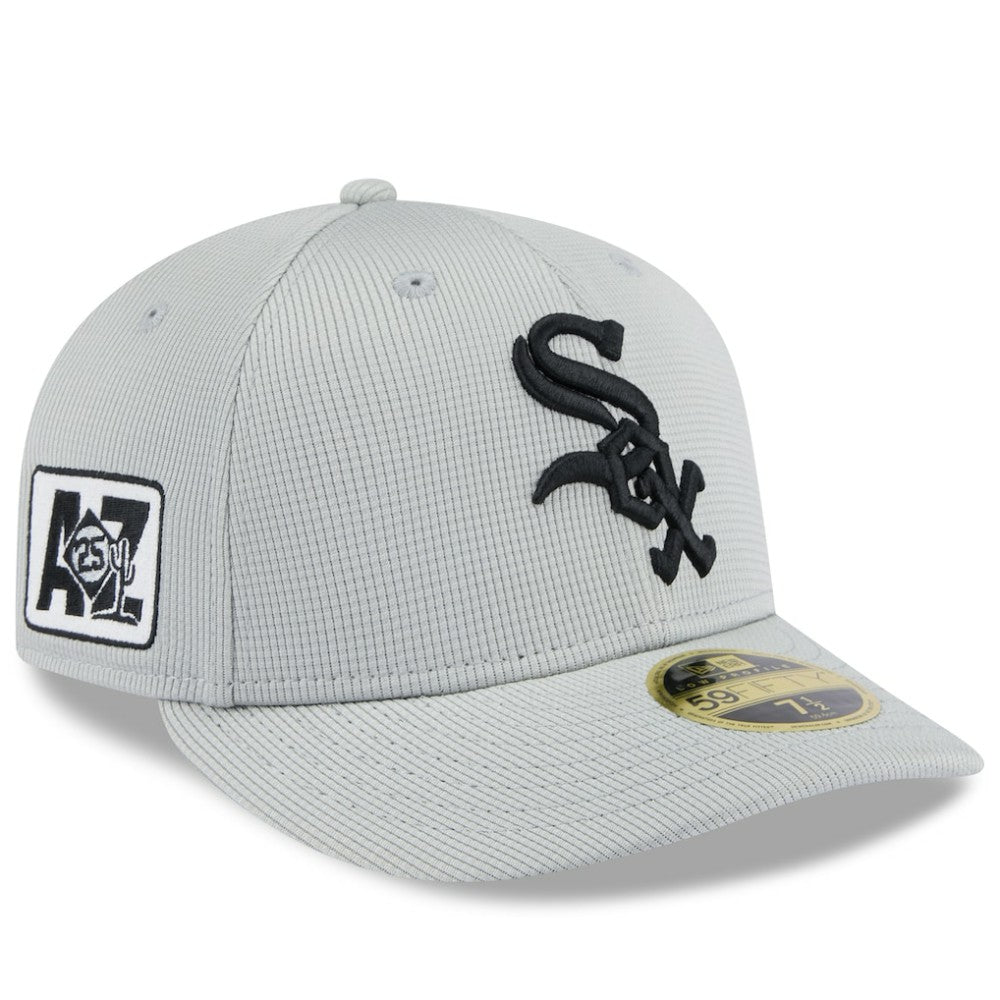 Chicago White Sox New Era 2025 Spring Training Low Profile 59FIFTY Fitted Hat - Gray - New Era Lifestyle