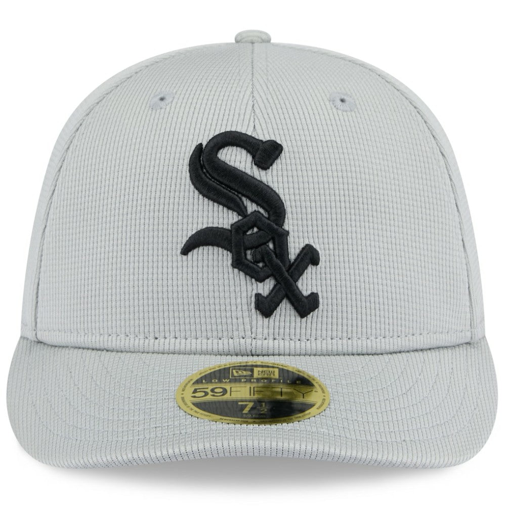 Chicago White Sox New Era 2025 Spring Training Low Profile 59FIFTY Fitted Hat - Gray - New Era Lifestyle