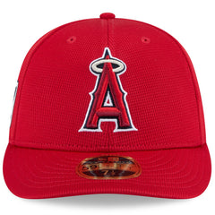Los Angeles Angels New Era 2025 Spring Training Low Profile 59FIFTY Fitted Hat - Red - New Era Online